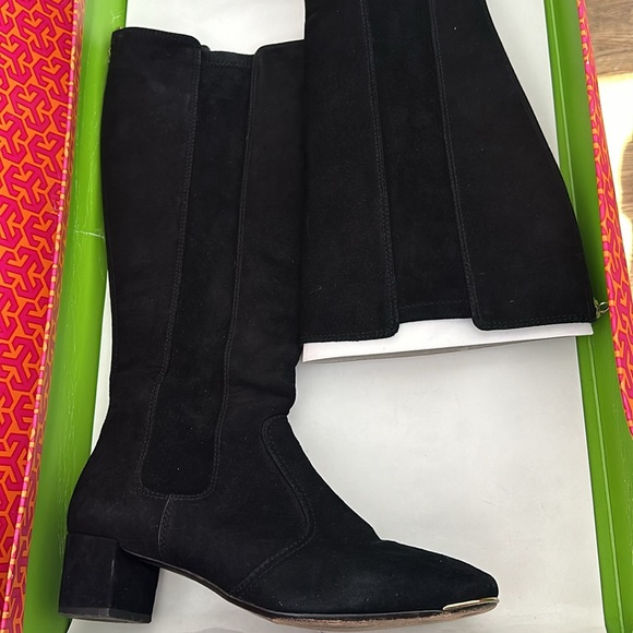 Tory Burch Ireland Suede Boots - Picture 3 of 12